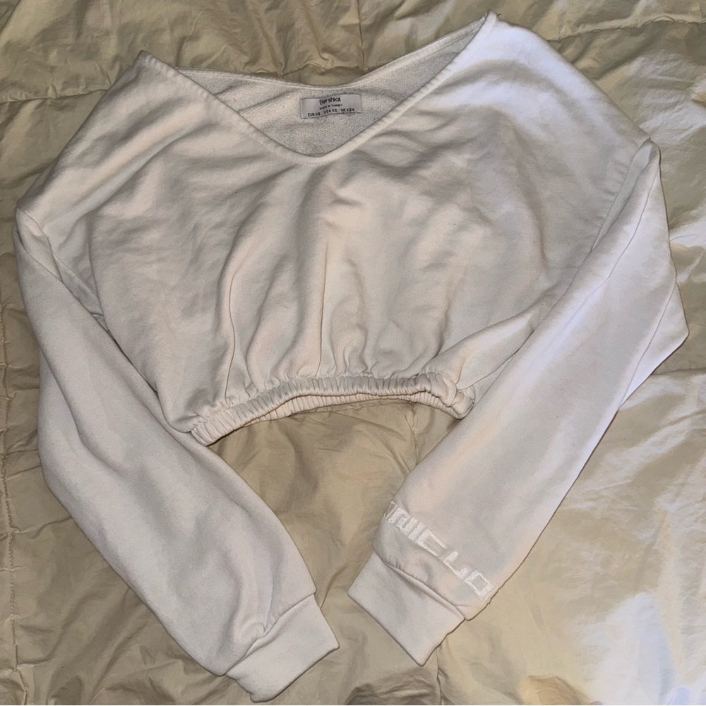 Bershka cropped sweatshirt